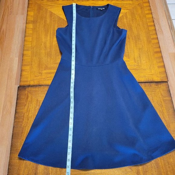 Gianni Bini Blue Fit & Flare Dress - Picture 9 of 12